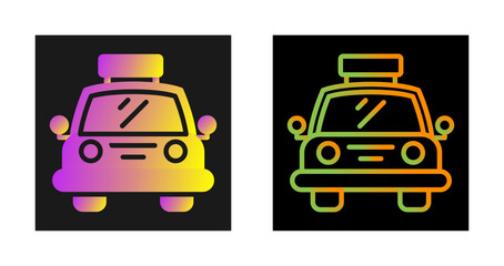 Sticker - Taxi Vector Icon