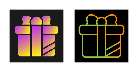 Poster - Gift Vector Icon