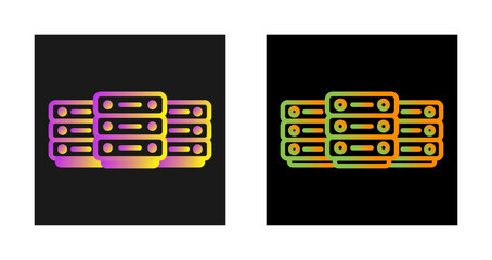 Wall Mural - Data Center Vector Icon