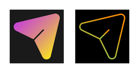 Poster - Paper Plane Vector Icon