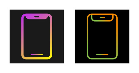 Sticker - Mobile Notch Vector Icon