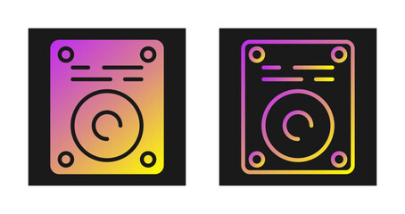 Sticker - Harddrive Vector Icon