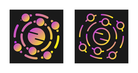 Wall Mural - Solar System Vector Icon