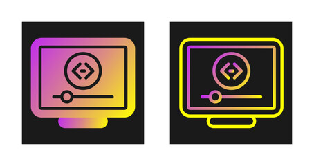 Canvas Print - Metadata Vector Icon