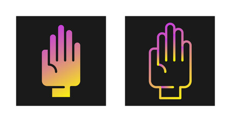 Sticker - Hand Vector Icon