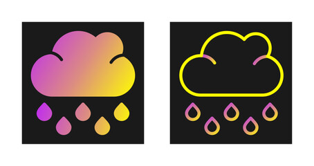 Sticker - Clouds Vector Icon