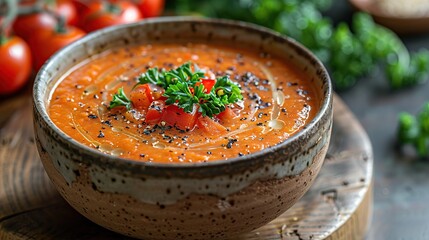 Sticker - Delicious Tomato Soup with Herbs