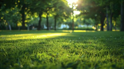 Wall Mural - Blurry park background