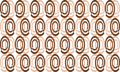 beige and brown Two tone pink seamless pattern with circles, Fuzzy spin spiral block repeat seamless pattern, design for fabric print or wallpaper, vertical strip patter, zigzag