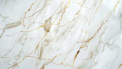 Wall Mural - white marble texture ink gold pattern background, abstract texture for marble design.