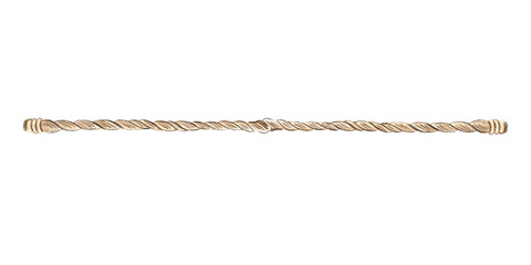 rope horizontal hanging. garland of cord for pennants and flags. hand drawn watercolor illustration 