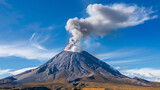 volcano and lava