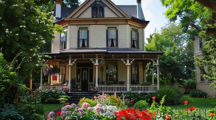 Wall Mural - Real estate investment in historic properties can offer unique opportunities. Restoring and preserving historic buildings can attract niche tenants and buyers.