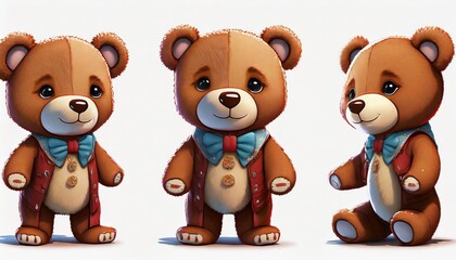 Sticker - teddy bear set