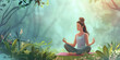 © Awildbulbasaur - Meditação em yoga em um ambiente tranquilo