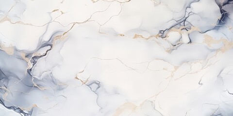 Sticker - Abstract Marble Background: White, Grey and Gold