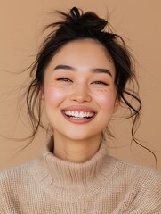 Wall Mural - Young asian woman portrait