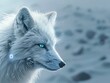 © dheograft - Arctic Fox with Futuristic Accents