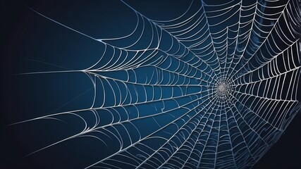 blue spiderweb design abstract background art design