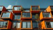 © Sariyono - Modern housing complex made from colorful shipping containers