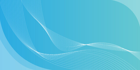 Minimal geometric Abstract blue color background. Dynamic shapes composition. Vector illustration.Eps10
