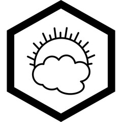 Poster - Sun Icon Design