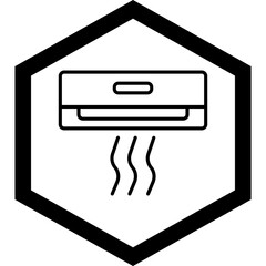 Sticker - Air Conditioner Icon Design