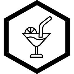 Poster - Cocktail Icon Design