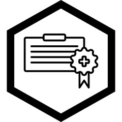 Canvas Print - Certificate Icon Design