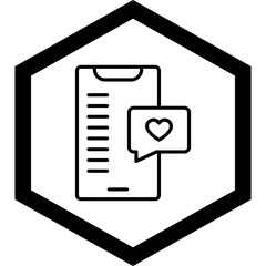 Canvas Print - Dating App Icon Design