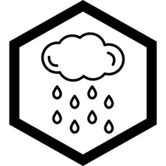 Poster - Rain Vector Icon Design