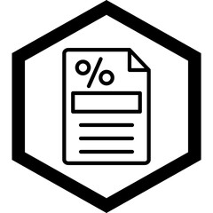 Sticker - Tax Icon Design