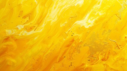 An abstract yellow and gold oil paint background