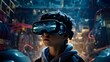 © Antonella - BOY WITH VR VISOR IN A TECHNOLOGICAL 2