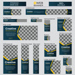 © owngraphic1 - Abstract banner design web template Set, Horizontal header web banner.