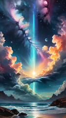 Poster - background with space