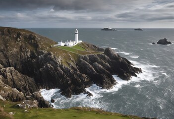 Poster - lighthouse on the coast