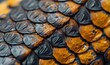 © Valentyna - Extreme close-up of reptile scales, showcasing biological patterns and textural diversity
