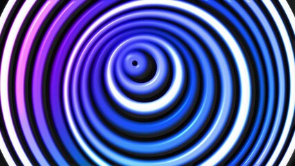 Wall Mural - psychic tunnel unending spiral 4k loop features circular tube shapes rotating around in a hypnotic f