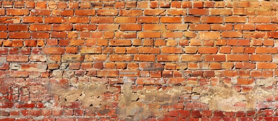 Aufkleber - Cover page background featuring a brick wall with ample copy space image