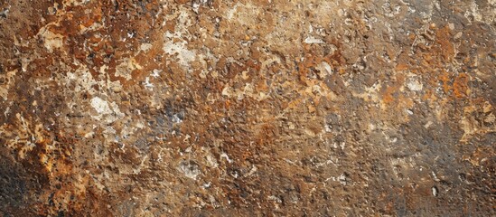 Poster - Brown weathered granite background with a textured stone surface ideal for a copy space image