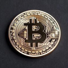 Bitcoin coin with a key, Bitcoin key, secure access