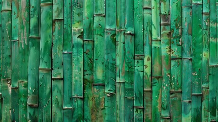 Wall Mural - Green Bamboo Wall Texture