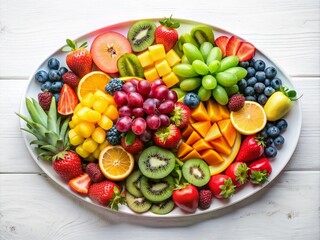 Poster - Assorted fruits, fruit platter