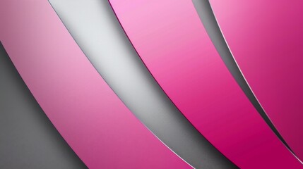 Wall Mural - abstract magenta and silver are light gray with white the gradient is the surface with templates metal texture soft lines tech diagonal background magenta dark sleek clean modern