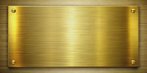 Canvas Print - Shiny metal plate with golden textures and glimmers, metal, plate, shiny, golden, textures, glimmers, reflective, polished