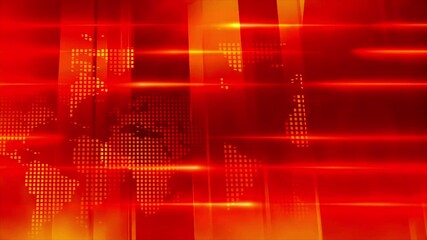 Wall Mural - center flickering red star sun lights optical lens flares shiny animation art on black abstract back