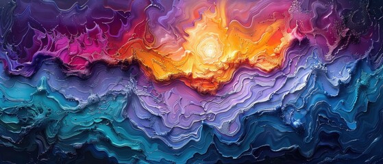 Wall Mural - abstract colorful background