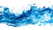 © CreativeCreations - blue water wave isolated on white background