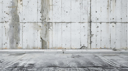 Aufkleber - White concrete wall as background